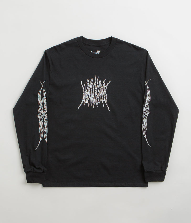 Welcome Chasm Long Sleeve T-Shirt in Black