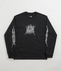 Welcome Chasm Long Sleeve T-Shirt in Black