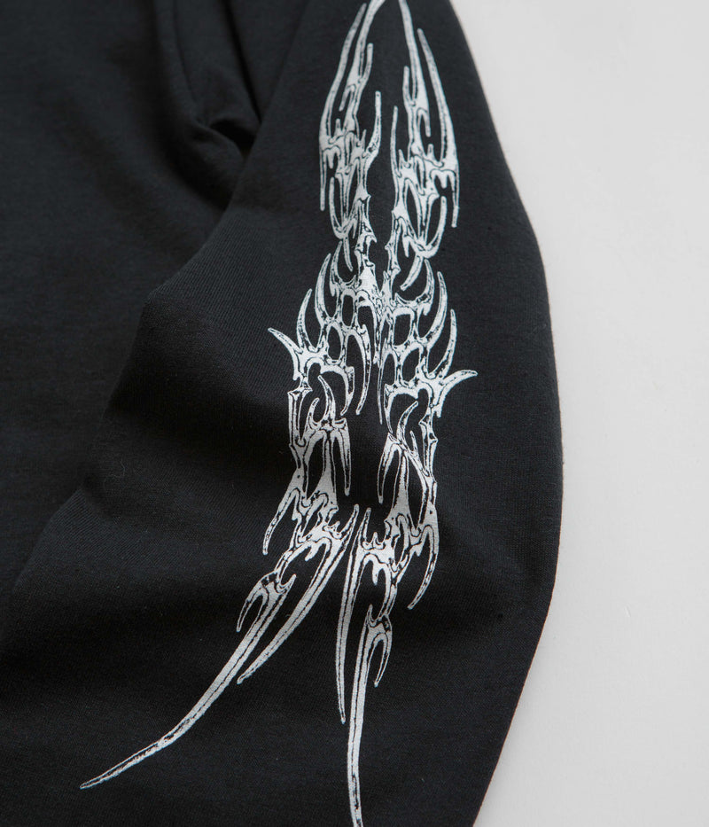 Welcome Chasm Long Sleeve T-Shirt in Black