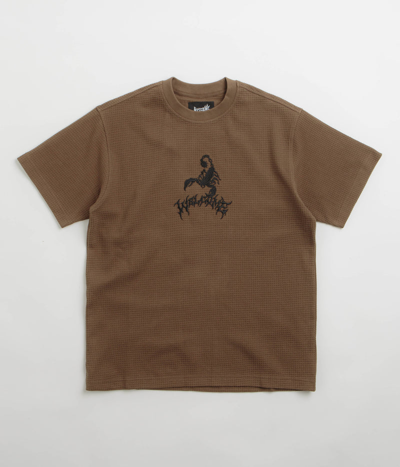 Welcome Stinger Waffle T-Shirt in Dark Chocolate