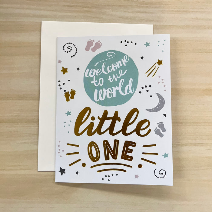 Welcome to the World Little One Card - Lyla's: Clothing & Gifts - Online and Rockwall Texas Boutique