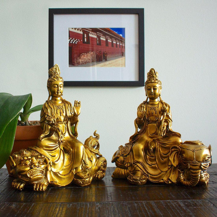 Wen Shu and Pu Xian Set of 2