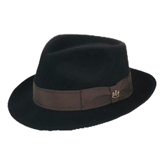 Westend Merino Wool Felt Fedora - Biltmore Hats Fedora Hat Biltmore Hats BF2640WEND21 Black M/L  (7 1/4; 58 cm)