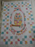 Whoooo Loves You Owl Baby Quilt
