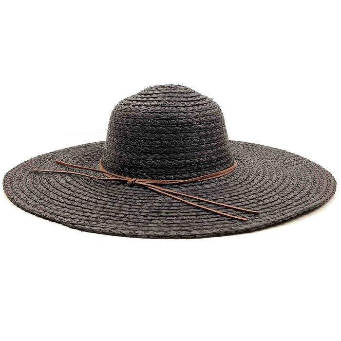 Wide Brim Braided Floppy Beach Hat for Large Heads - Fadivo Hats Wide Brim Sun Hat Fadivo New York