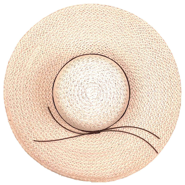 Wide Brim Braided Floppy Beach Hat for Large Heads - Fadivo Hats Wide Brim Sun Hat Fadivo New York