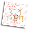 WILD Party Animals Valentine Card