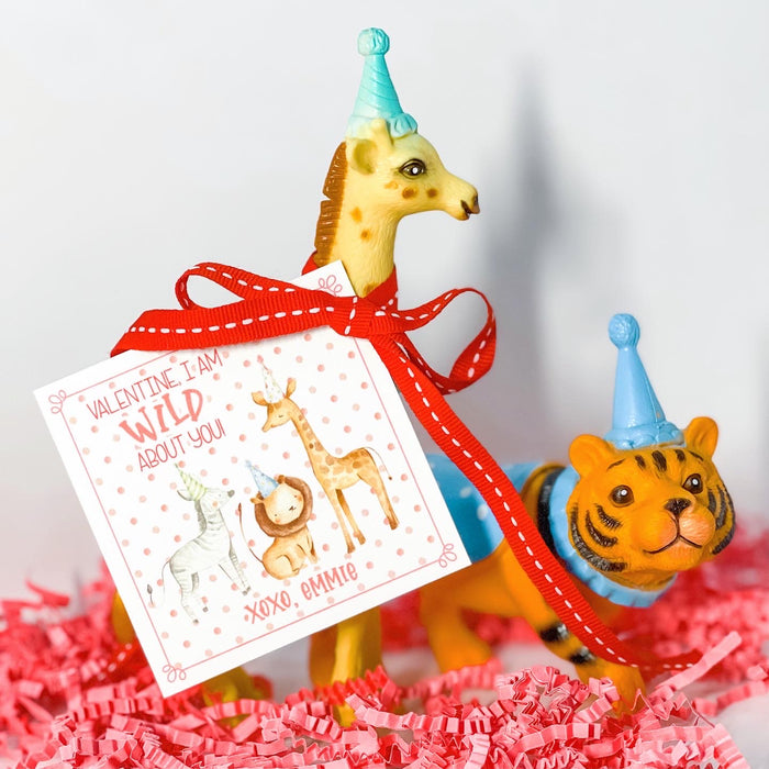 WILD Party Animals Valentine Card