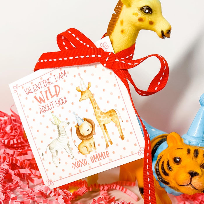 WILD Party Animals Valentine Card