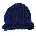 Women's Chunky Rib-Knit Beanie by JSA - Navy Beanie Jeanne Simmons Accessories js3945nv Navy