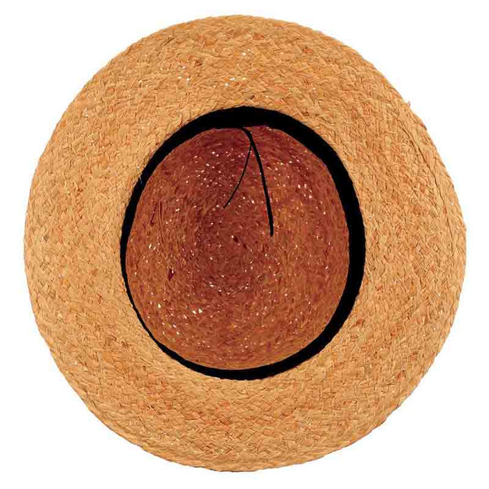Women's Raffia Safari Pith Helmet Style Hat with Elephant Charm - Cappelli Straworld Pith Helmet Cappelli Straworld