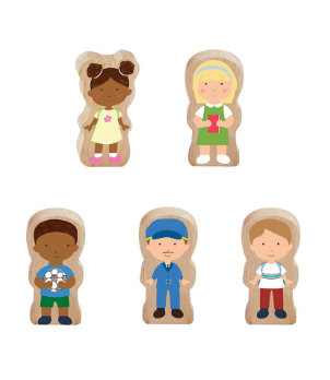 Wood School Bus Set