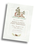 Woodland Winter ONEderland Invitation