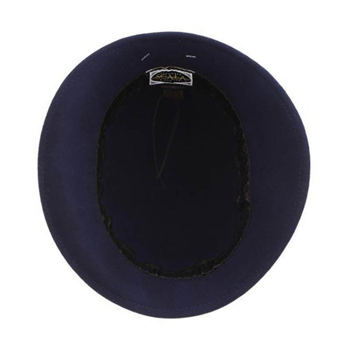 Wool Felt Cloche with Velvet Band - Scala Hat Cloche Scala Hats
