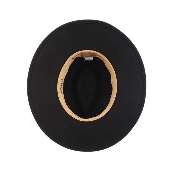 Wool Felt Safari Hat with Colorful Beaded Band - Scala Hat Safari Hat Scala Hats