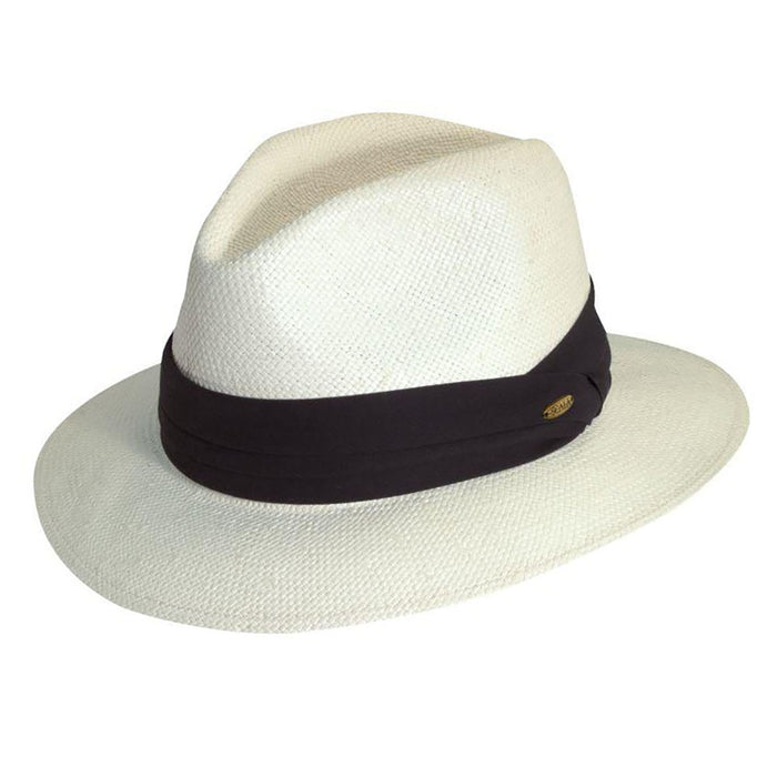 Woven White Toyo Panama Hat, up to 2XL - Scala Hats Panama Hat Scala Hats MT11-NAT Ivory Small/Medium