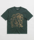 Yardsale Crypt T-Shirt in Dark Green