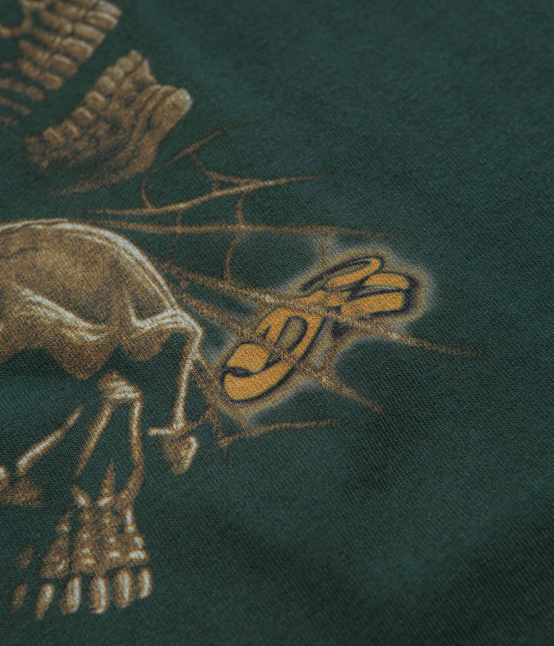 Yardsale Crypt T-Shirt in Dark Green