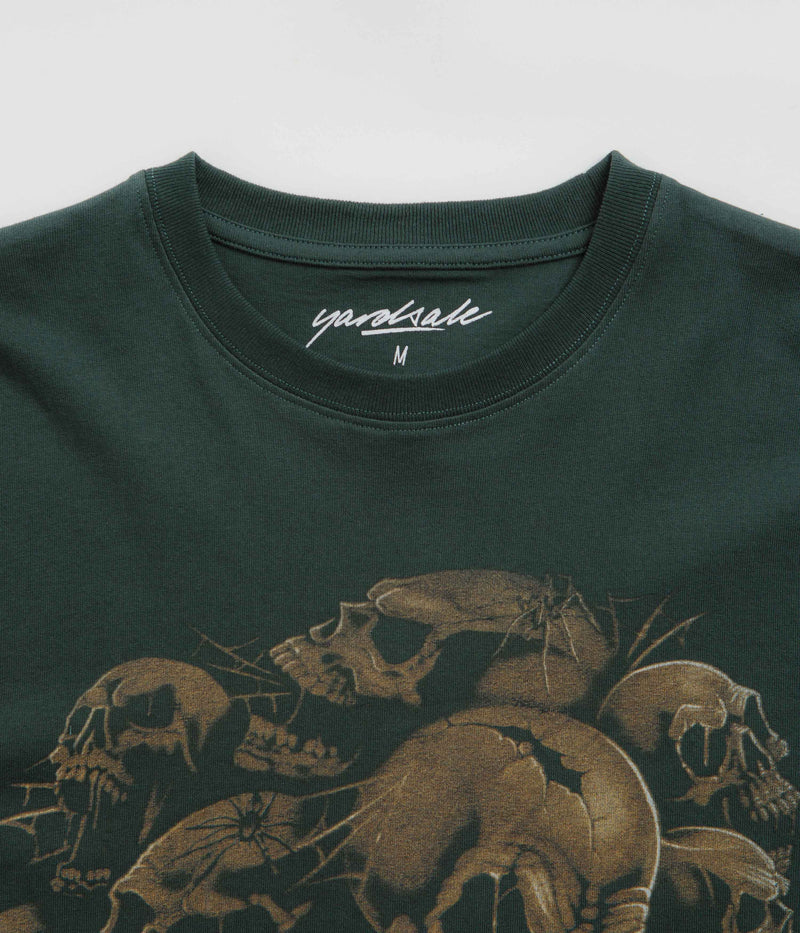 Yardsale Crypt T-Shirt in Dark Green