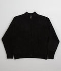 Yardsale Phantasy Chenille Full Zip Sweatshirt in Black