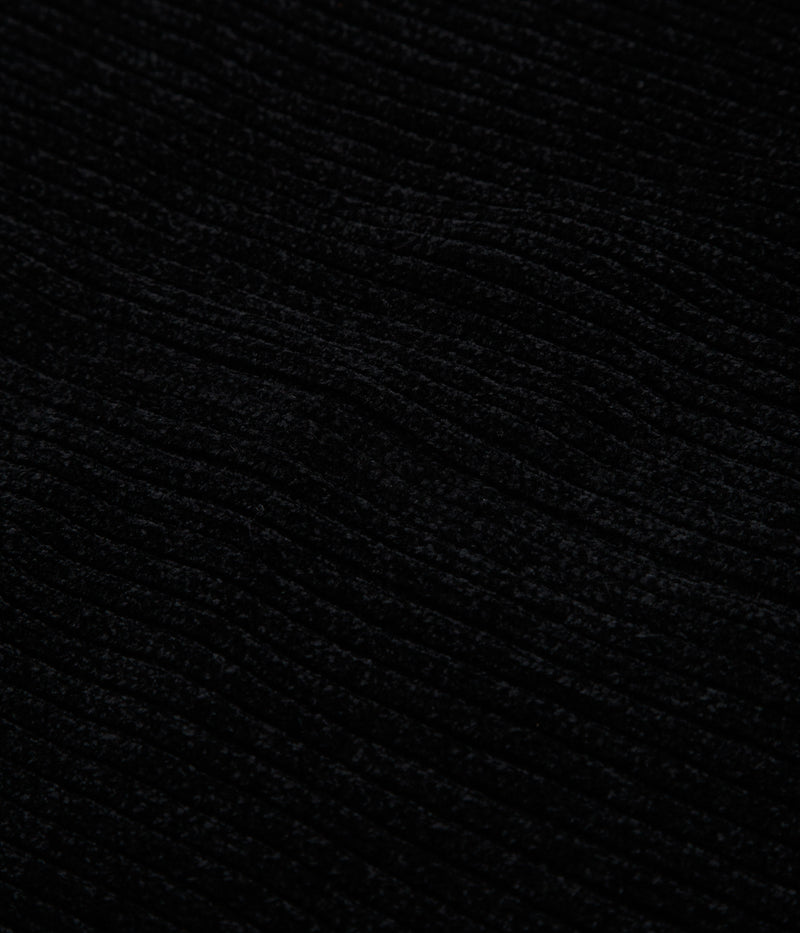 Yardsale Phantasy Chenille Full Zip Sweatshirt in Black