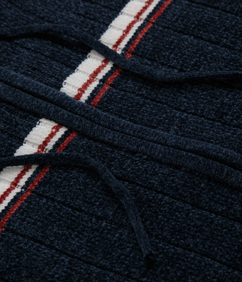 Yardsale Phantasy Chenille Hoodie in Navy