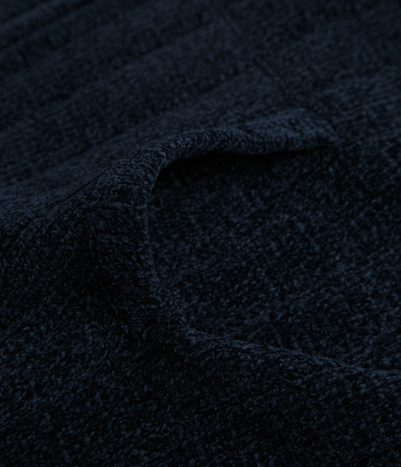 Yardsale Phantasy Chenille Hoodie in Navy
